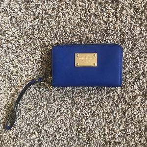 Michael Kors Royal Blue Wristlet